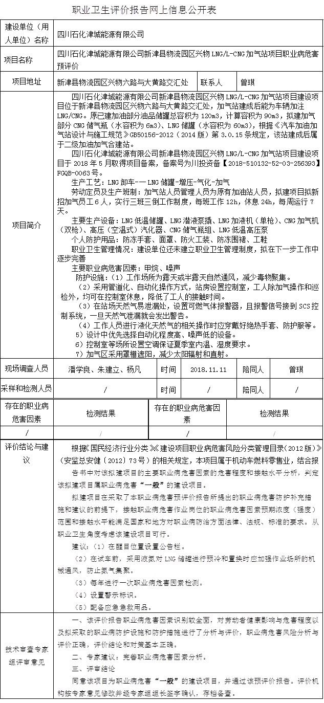 四川石化津城能源有限公司新津县物流园区兴物LNG L-CNG加气站项目职业病危害预评价.jpg