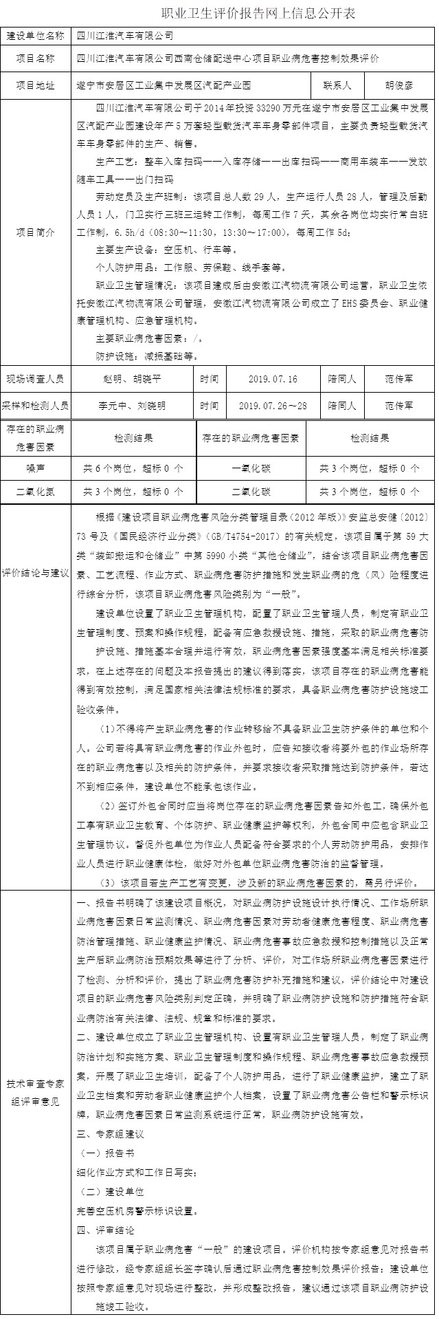 四川江淮汽车有限公司西南仓储配送中心项目职业病危害控制效果评价.jpg