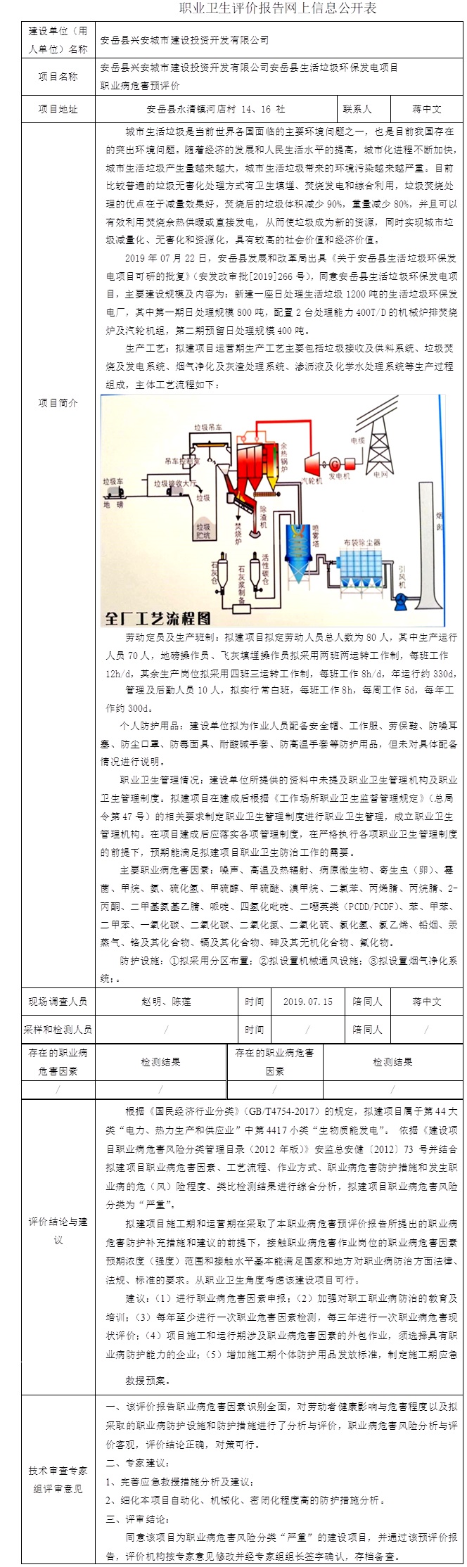 安岳县兴安城市建设投资开发有限公司安岳县生活垃圾环保发电项目职业病危害预评价.jpg