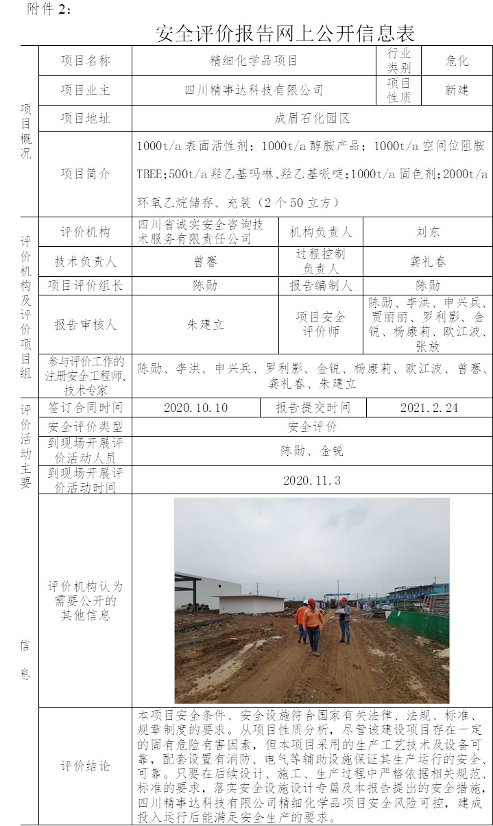 四川精事达科技有限公司精细化学品项目安全评价.jpg