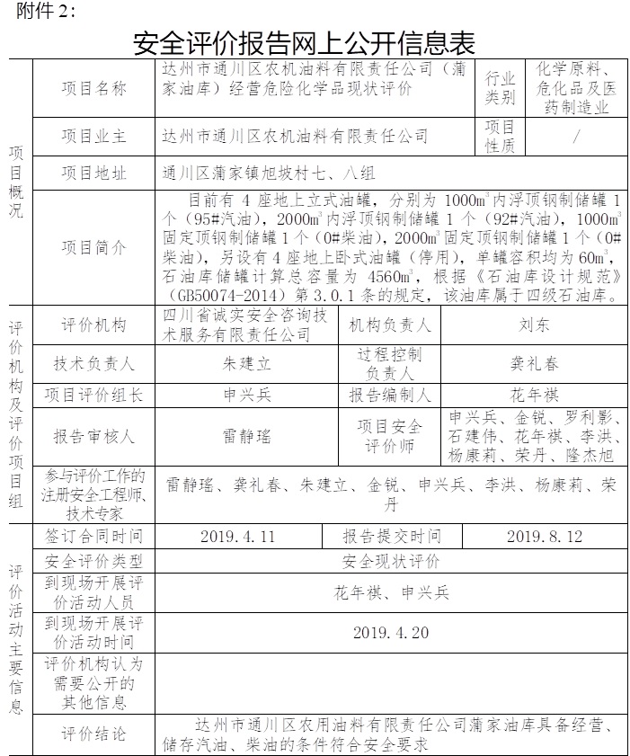 达州市通川区农机油料有限责任公司（蒲家油库）经营危险化学品现状评价.jpg