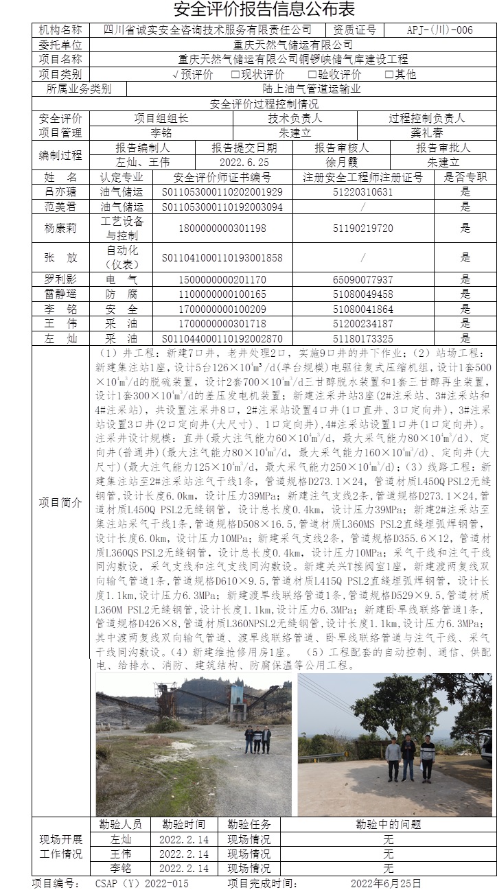 重庆天然气储运有限公司铜锣峡储气库建设工程预评价.jpg