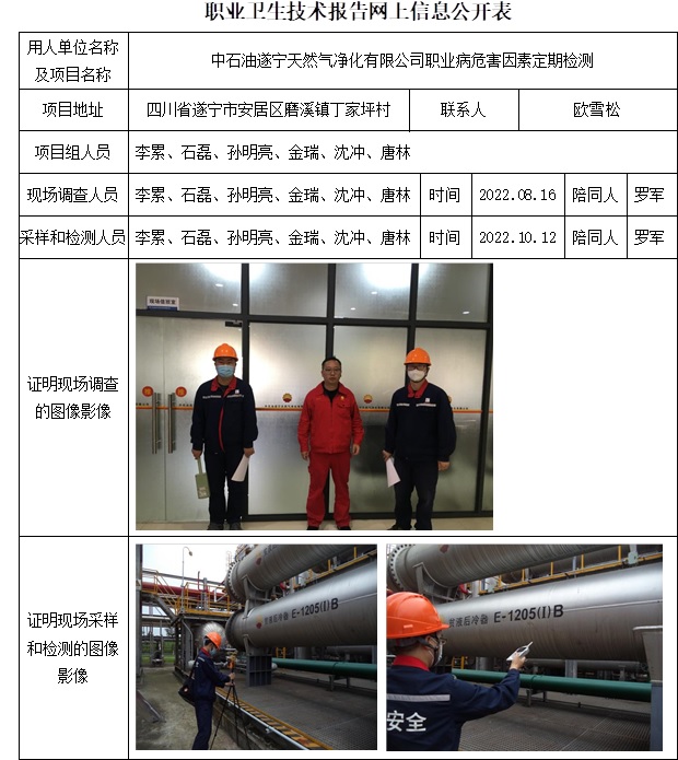 中石油遂宁天然气净化有限公司职业病危害因素定期检测.jpg