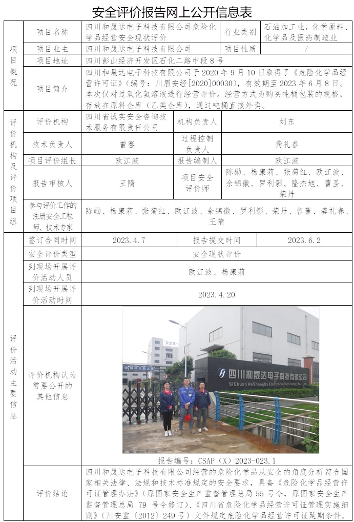 CSAP（X）2023-023.1  四川和晟达电子科技有限公司危险化学品经营安全现状评价报告.jpg