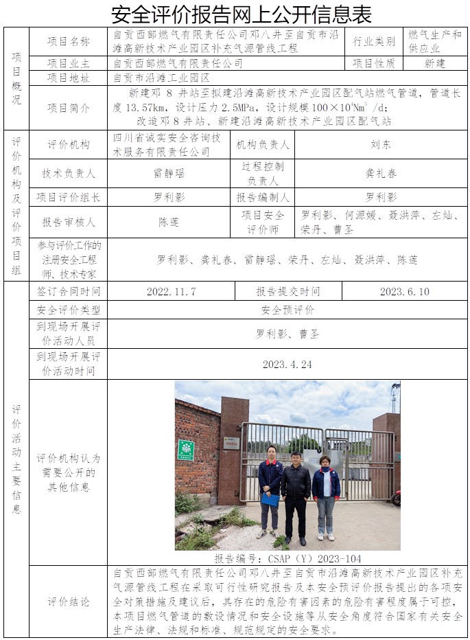 CSAP（Y）2023-104 邓八井至自贡市沿滩高新技术产业园区补充气源管线工程安全预评价报告.jpg