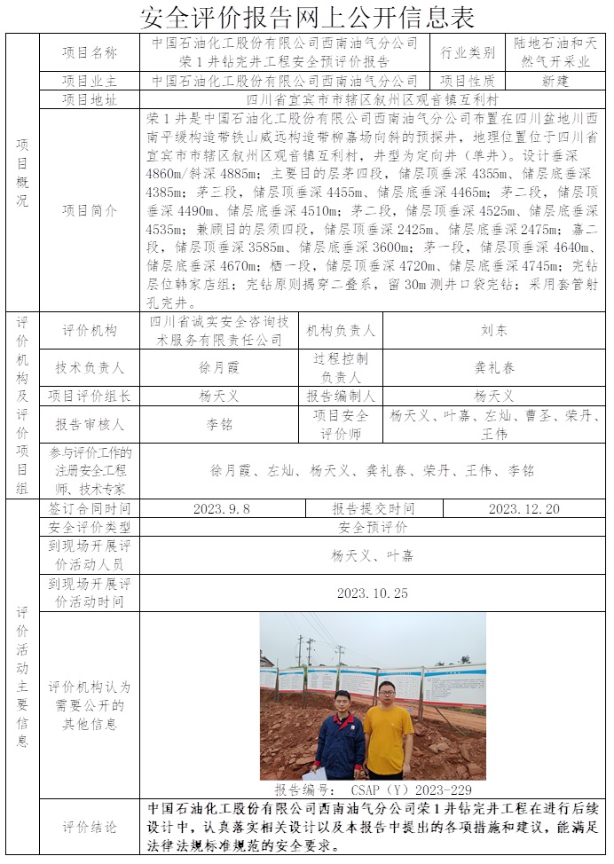 CSAP（Y）2023-229 荣1井钻完井工程安全预评价报告.jpg
