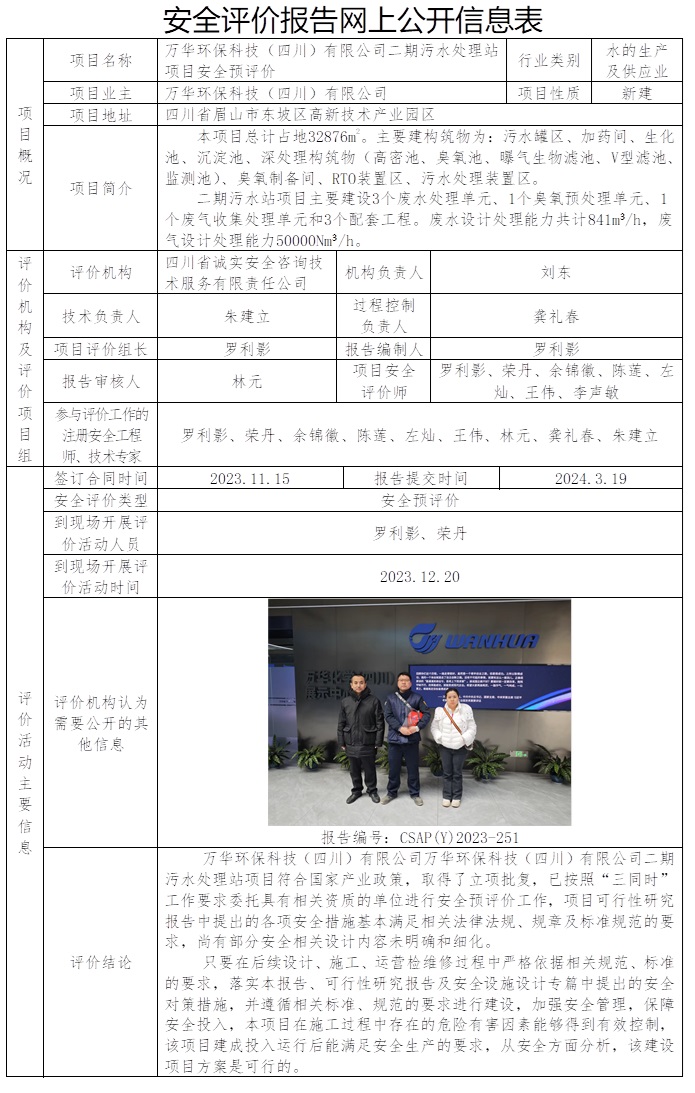 CSAP（Y）2023-251 万华环保科技（四川）有限公司二期污水处理站项目安全预评价.jpg