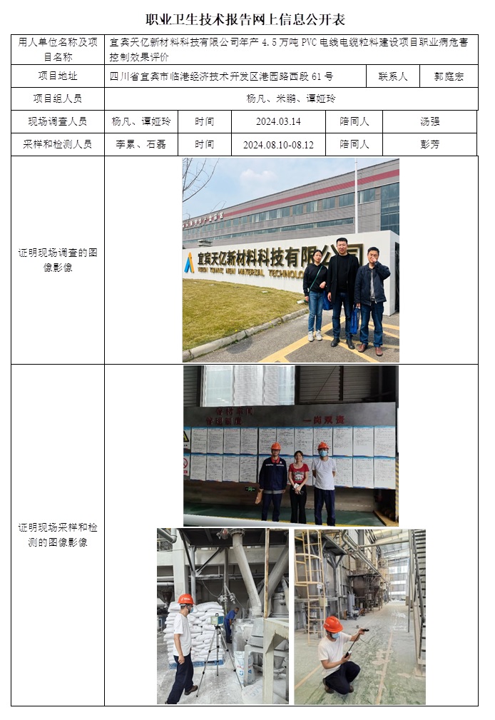 CSZP(K)2023-068 宜宾天亿新材料科技有限公司 年产4.5万吨PVC电线电缆粒料建设项目职业病危害控制效果评价.jpg